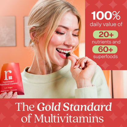 Rizz Low Sugar Green Gummies - 60+ Superfoods 6g Fiber - Prebiotic and Probiotic Gummies - Vegan Multivitamins for Women & Men - Gluten Free - Mushroom, - PrimeBioHealth - canada supplements