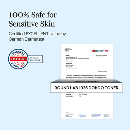 ROUND LAB 1025 Dokdo Toner 6.76 Fl Oz, Oil Control and Reduces Excess Sebum, Gentle Exfoliating Facial Toner, Deep Sea Water for Moisturization - PrimeBioHealth - canada supplements