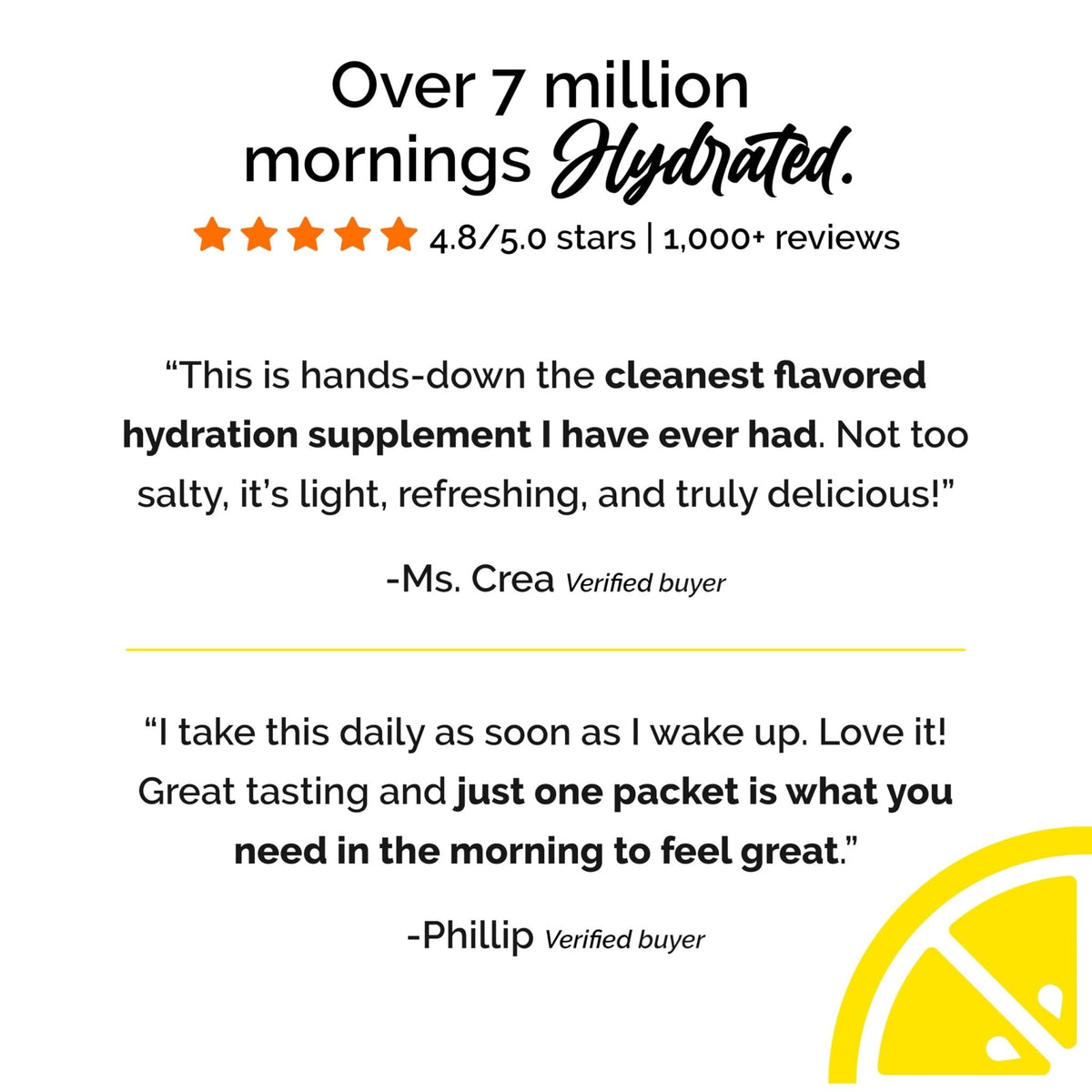 ROUTINE Morning Daily Hydration | Electrolyte Powder Packets | Lemon, Apple Cider Vinegar & Sea Salt Drink Mix | Sugar-Free, Keto & Paleo-Friendly | 3rd-Party - PrimeBioHealth - canada supplements