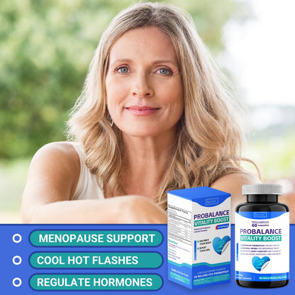 Ruolai ProBalance Probiotics for Women 68B CFU – Menopause, Bloat & Belly Support – Turmeric & Moringa - PrimeBioHealth - canada supplements
