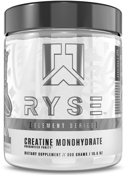 RYSE Creatine Monohydrate Powder - Unflavored - Supports Men & Women Lean Muscle Growth, Strength, Power, and Endurance - Helps Reduce Fatigue - PrimeBioHealth - canada supplements