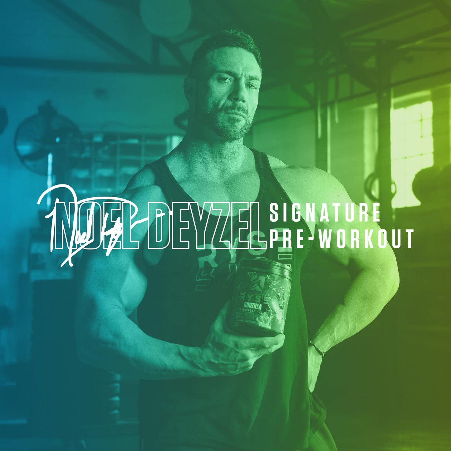 RYSE Godzilla X Noel Deyzel Pre Workout Powder - Monsterberry Lime - 400mg Caffeine, High Stim Pre-Workout for Men & Women with Citrulline & Beta Alanine - Energy, Pump & Focus - 20/40 Servings - PrimeBioHealth - canada supplements