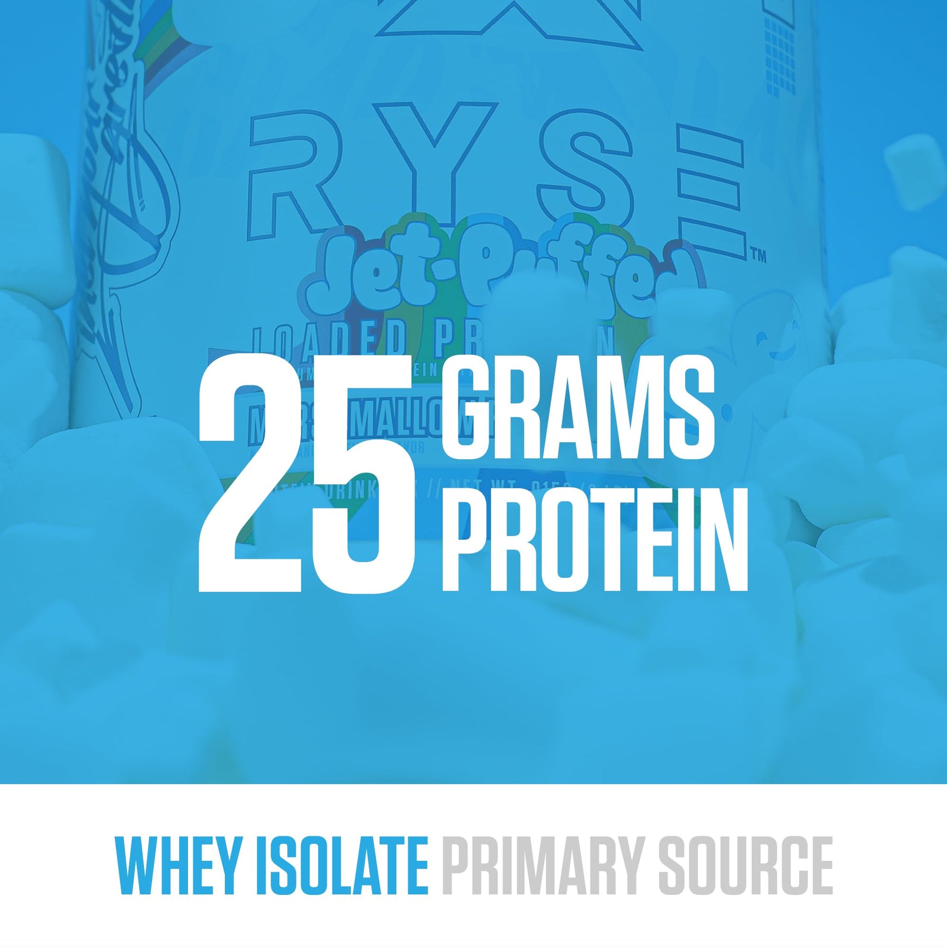 RYSE Loaded Protein Powder - Jet-Puffed Marshmallow - 25g Whey Protein Isolate & Concentrate with Prebiotic Fiber & MCTs - Low Carb, Low Sugar, Digestive-Friendly - 27 Servings / 2 lb Tub - PrimeBioHealth - canada supplements