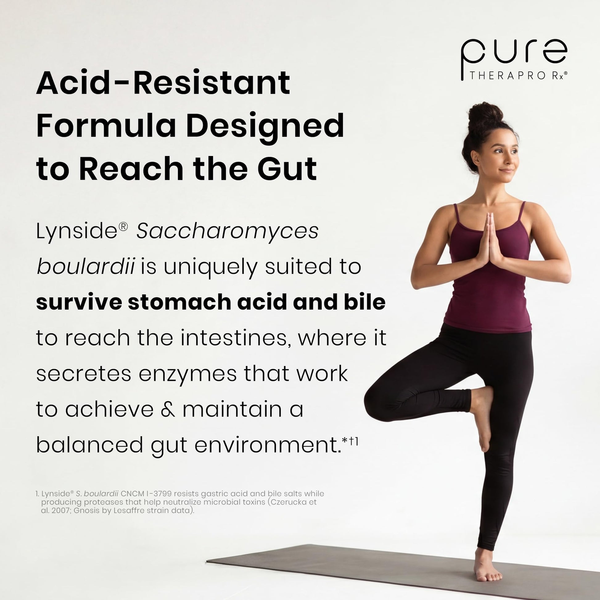 Saccharomyces Boulardii Probiotics 10 Billion CFU Made in USA | No Fillers Patented Strain: Lynside CNCM I-3799 Probiotics for Men and Women | Pure TheraPro Rx, Pharma Grade 120 Count - PrimeBioHealth - canada supplements