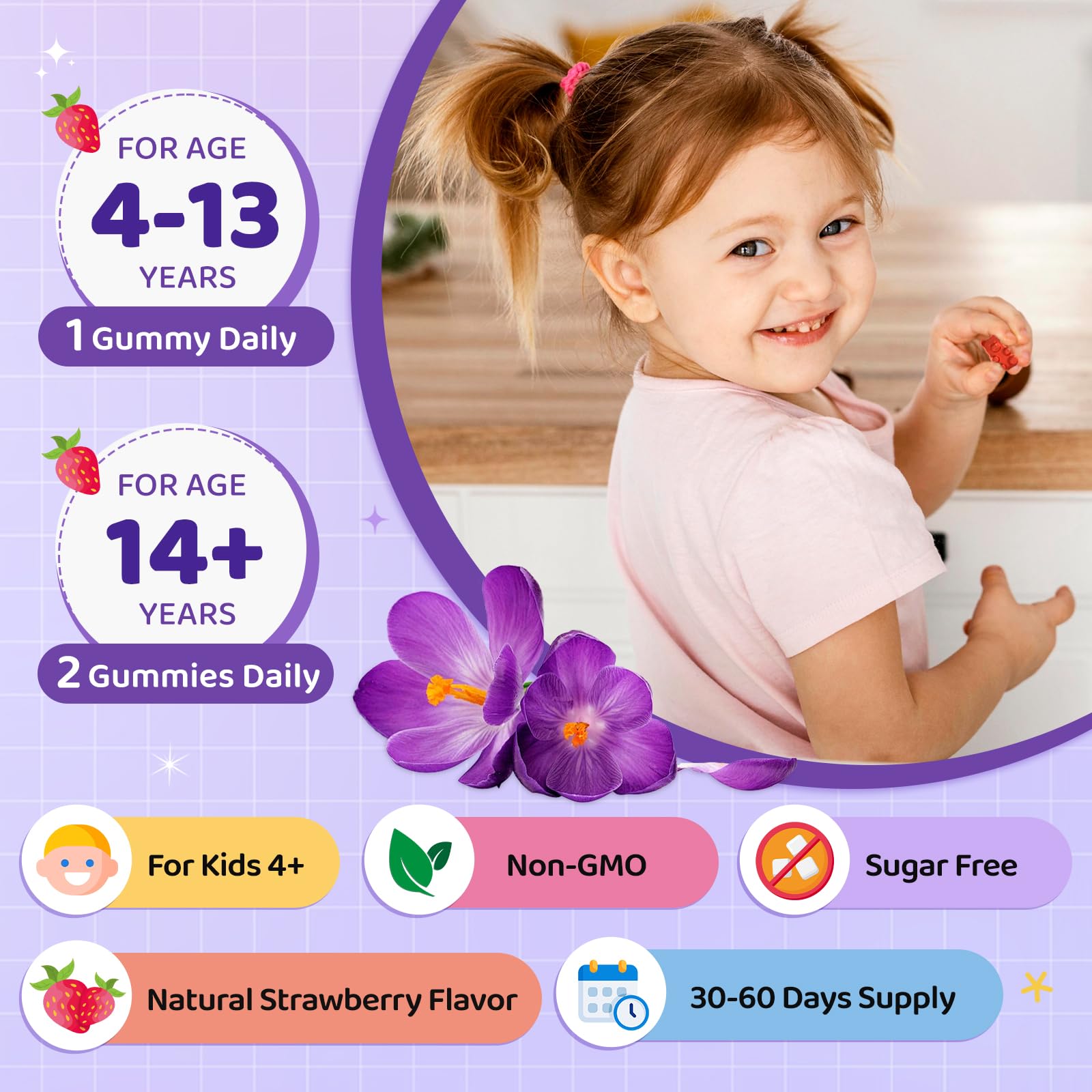 Saffron Gummies for Kids & Adults, 20-in-1 Saffron Supplements with 88.5mg Saffron Extract, B6, B12, C, D3, Magnesium for Calm, Focus, Nerve, Sugar Free, Vegan - PrimeBioHealth - canada supplements