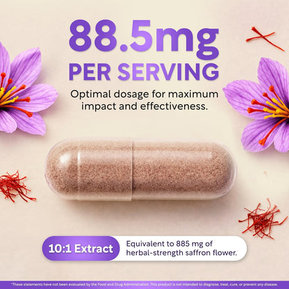 Saffron Supplements for Women 88.5mg Mood | Focus | Vision | Energy Support - PrimeBioHealth - canada supplements