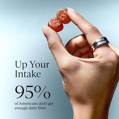 SAKARA Fiber Gummies for Gut Health & Digestive Support | 6g Prebiotic Fiber | Sugar-Free, Plant-Based | Strawberry Lemonade | 60 Count - PrimeBioHealth - canada supplements