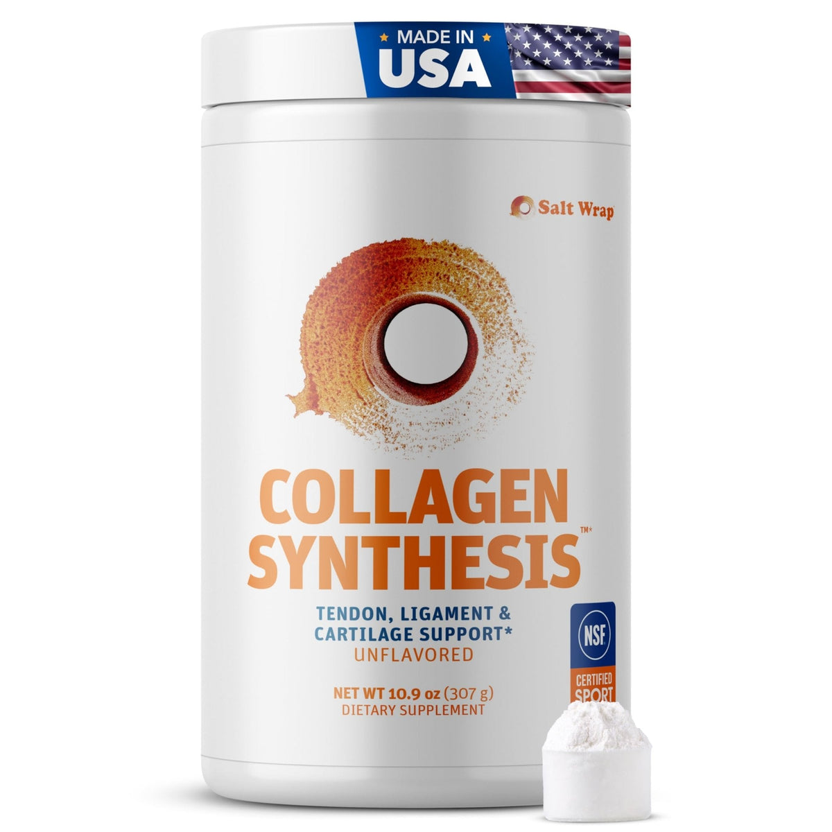 SaltWrap Collagen Synthesis - Collagen Peptides for Joints with Fortigel, Tendoforte, Best Collagen Powder for Tendons, Ligaments - PrimeBioHealth - canada supplements