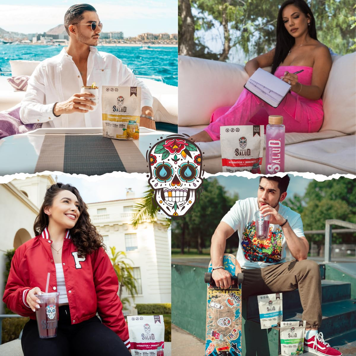 Salud 2-in-1 Hydration Packets + Immunity Electrolytes Powder, Mango - Agua Fresca Drink Mix, Elderberry, Dairy & Soy Free, Non-GMO, Gluten Free, - PrimeBioHealth - canada supplements
