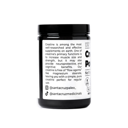 Santa Cruz Paleo, Creatine Monohydrate Powder Micronized, Unflavored Pre Workout and Muscle Support Supplement, Gluten Free Keto, Mix with Water or Shakes - PrimeBioHealth - canada supplements