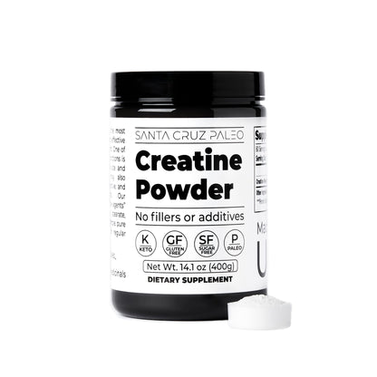 Santa Cruz Paleo, Creatine Monohydrate Powder Micronized, Unflavored Pre Workout and Muscle Support Supplement, Gluten Free Keto, Mix with Water or Shakes - PrimeBioHealth - canada supplements