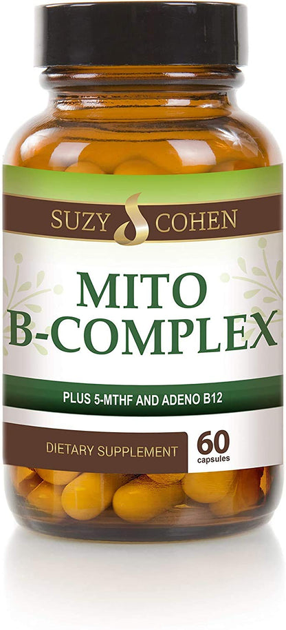 Script Essentials Suzy Cohen, Mito B Complex Dietary Supplement, 5-MTHF, Adeno B12, Methylation Support, Supports Healthy Nervous System - PrimeBioHealth - canada supplements