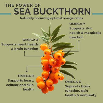 SeabuckWonders Organic Sea Buckthorn Oil Omega-7 Complete,120 Softgels, 60 Day Supply, with Omega 3, 6 & 9, Supports Hair - PrimeBioHealth - canada supplements