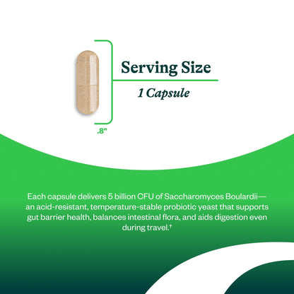Seeking Health Saccharomyces Boulardii - Gentle Digestive Support for Healthy Bowel Movements* - Supports a Good GI Tract Environment & Microbiome While Traveling* - PrimeBioHealth - canada supplements