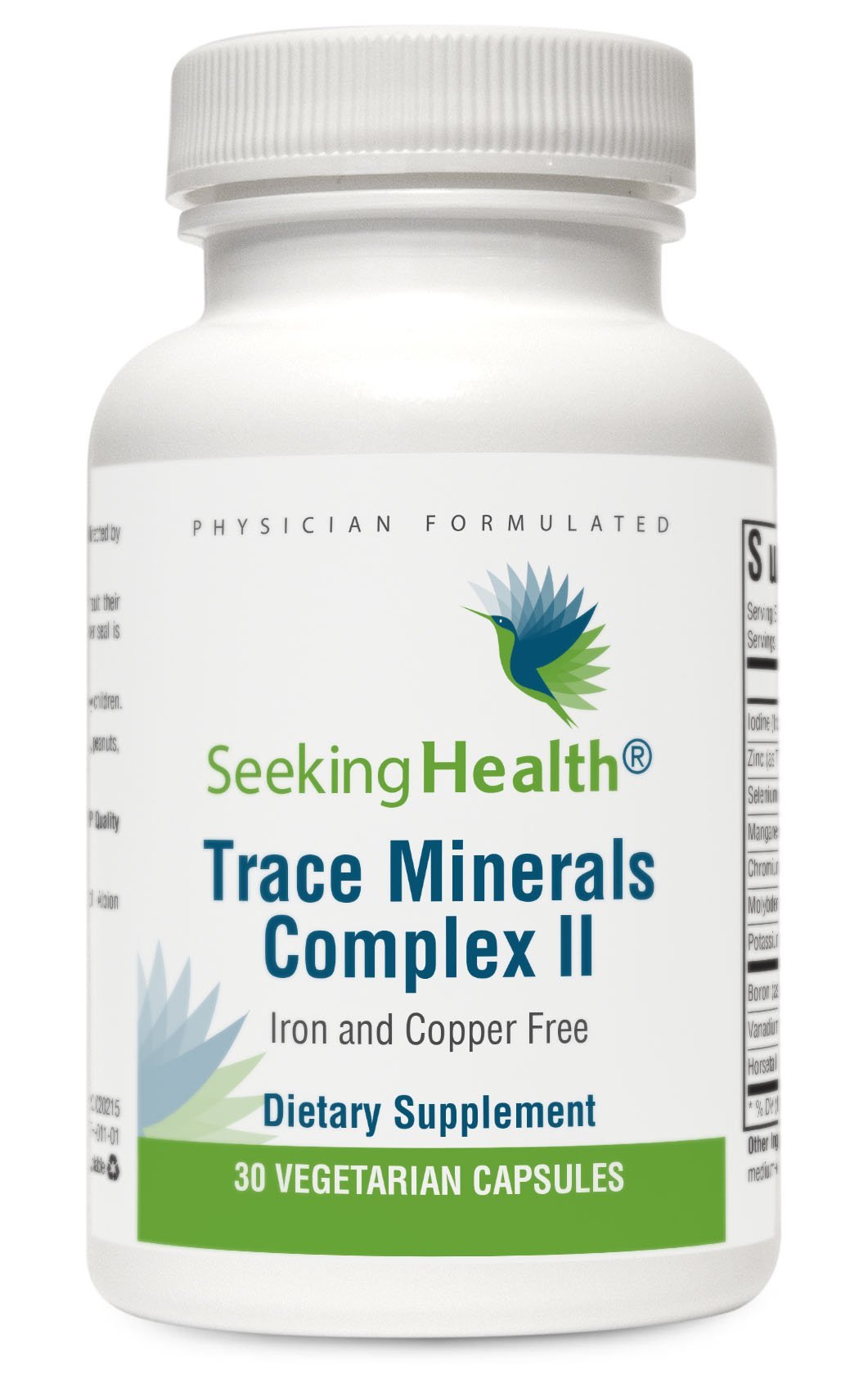Seeking Health Trace Minerals Complex II - Immune Health & Brain Health Supplement with Zinc & Selenium - Copper- and Iron-Free Formula - Energy, Skin & Hair Support Supplement - 30 Capsules - PrimeBioHealth - canada supplements