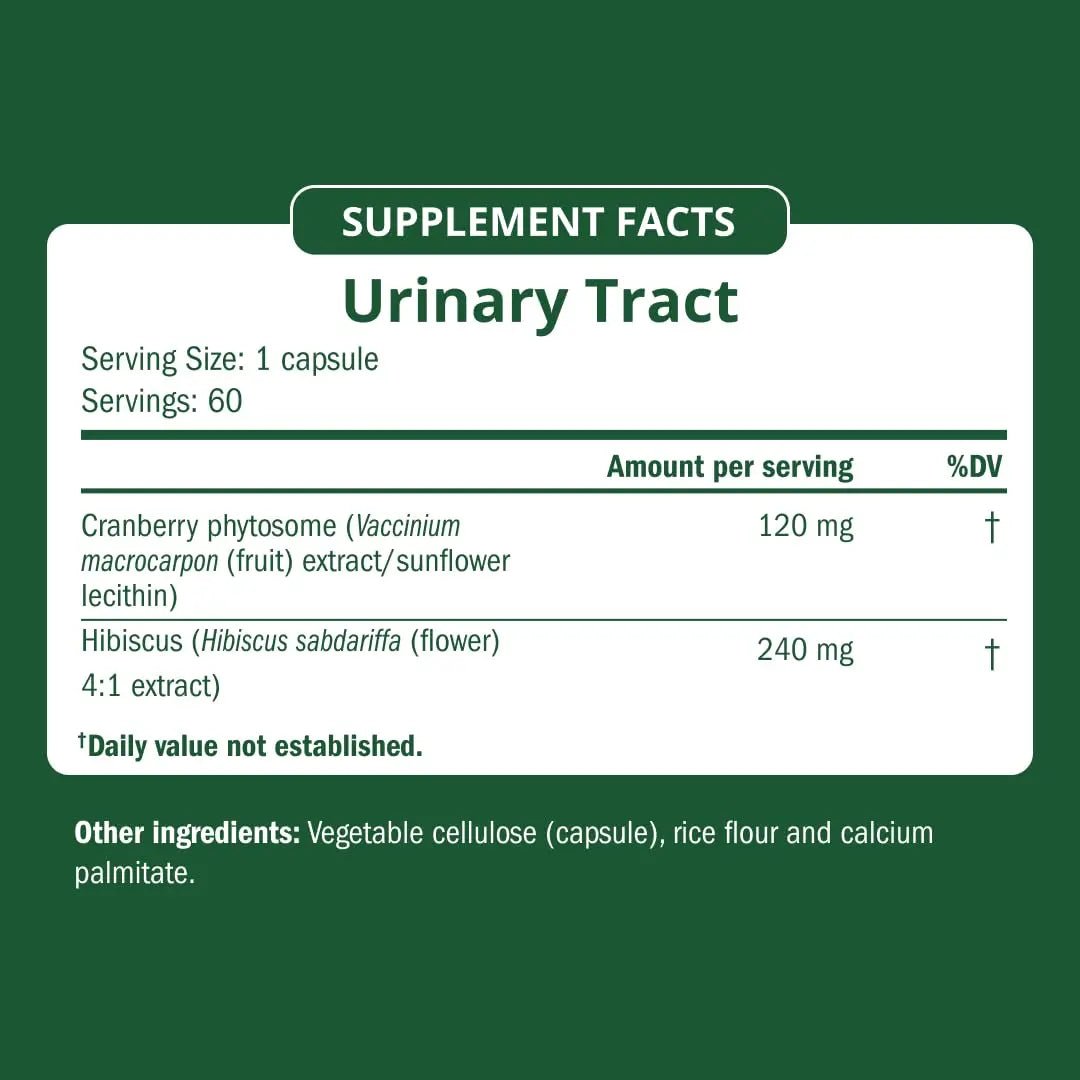 Semaine Urinary Tract Cleanse & Protect – 60 ct, Bladder Support Supplement for Women, Flushes Urinary Tract. Combines Cranberry Proanthocyanidins with Hibiscus - PrimeBioHealth - canada supplements