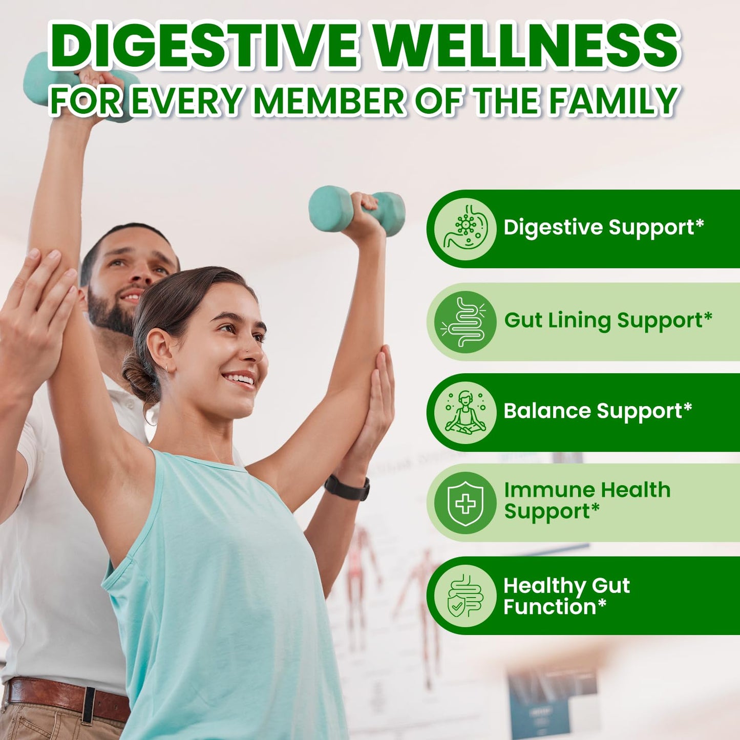 SEPT YAN Gut Health Supplement with Prebiotics, Postbiotics & Probiotics for Digestive Health for Women & Men, 80 Billion CFU Probiotics for Gut and Digestion - PrimeBioHealth - canada supplements