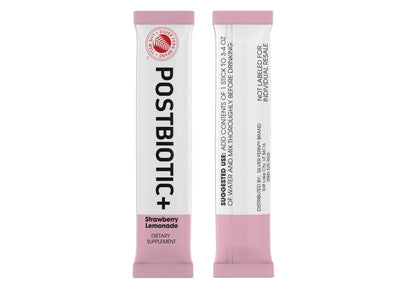 Silver Fern Brand Postbiotic+ Strawberry Lemonade Powder – Postbiotic Supplement with BIOMend™, BetaVia™, and Immuse® – Supports The Digestive System - PrimeBioHealth - canada supplements