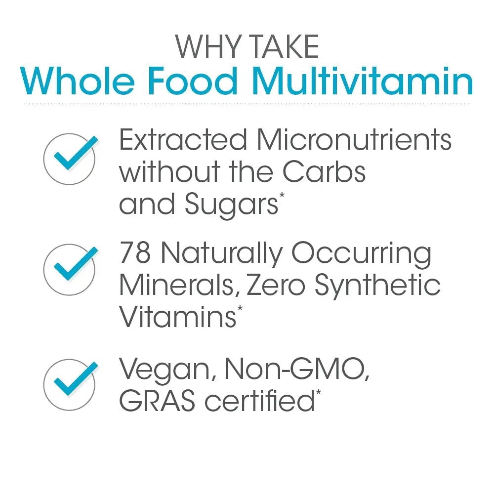 Silver Fern Whole Food Daily Multi Vitamin w/Trace Mineral Blend Supplement - 1 Bottle - 60 Vegicaps - 30 Day Supply - Natural - PrimeBioHealth - canada supplements