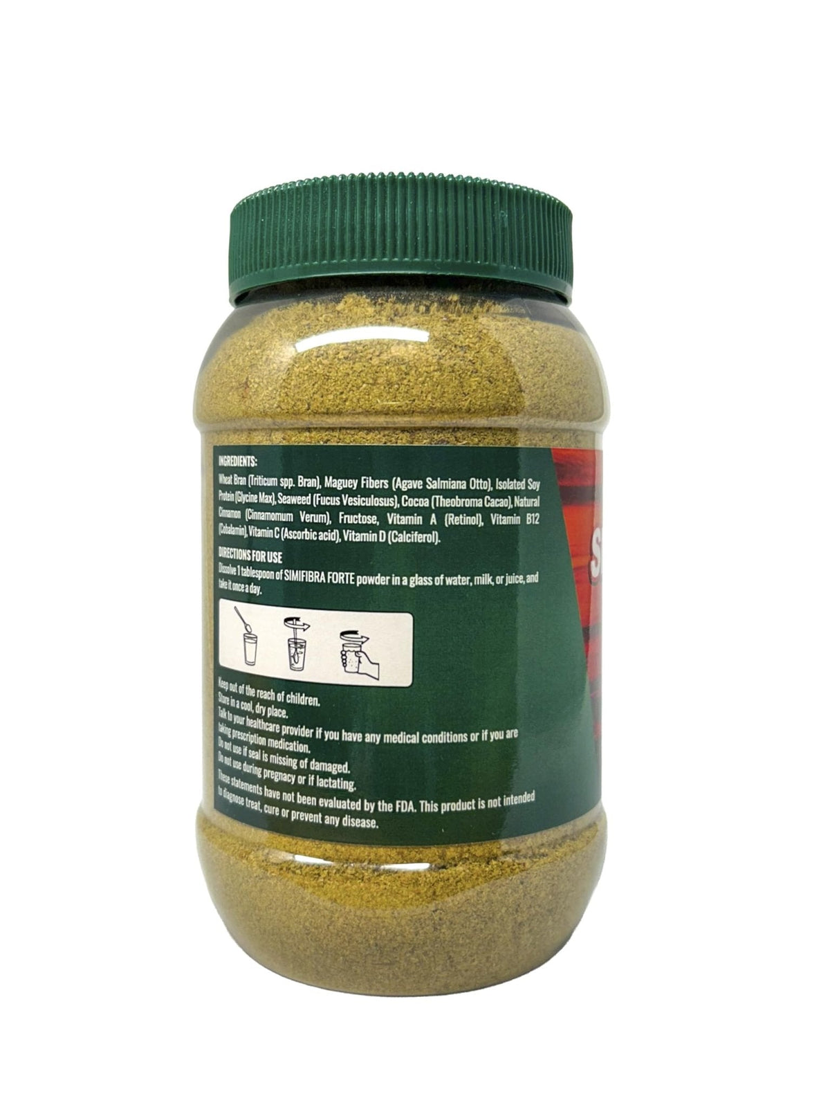 Simifibra Forte MX Dietary Fiber Supplement Powder 300g - Supports Digestive Health and Weight Management | Suplemento de Fibra Dietética en Polvo, 300g - PrimeBioHealth - canada supplements