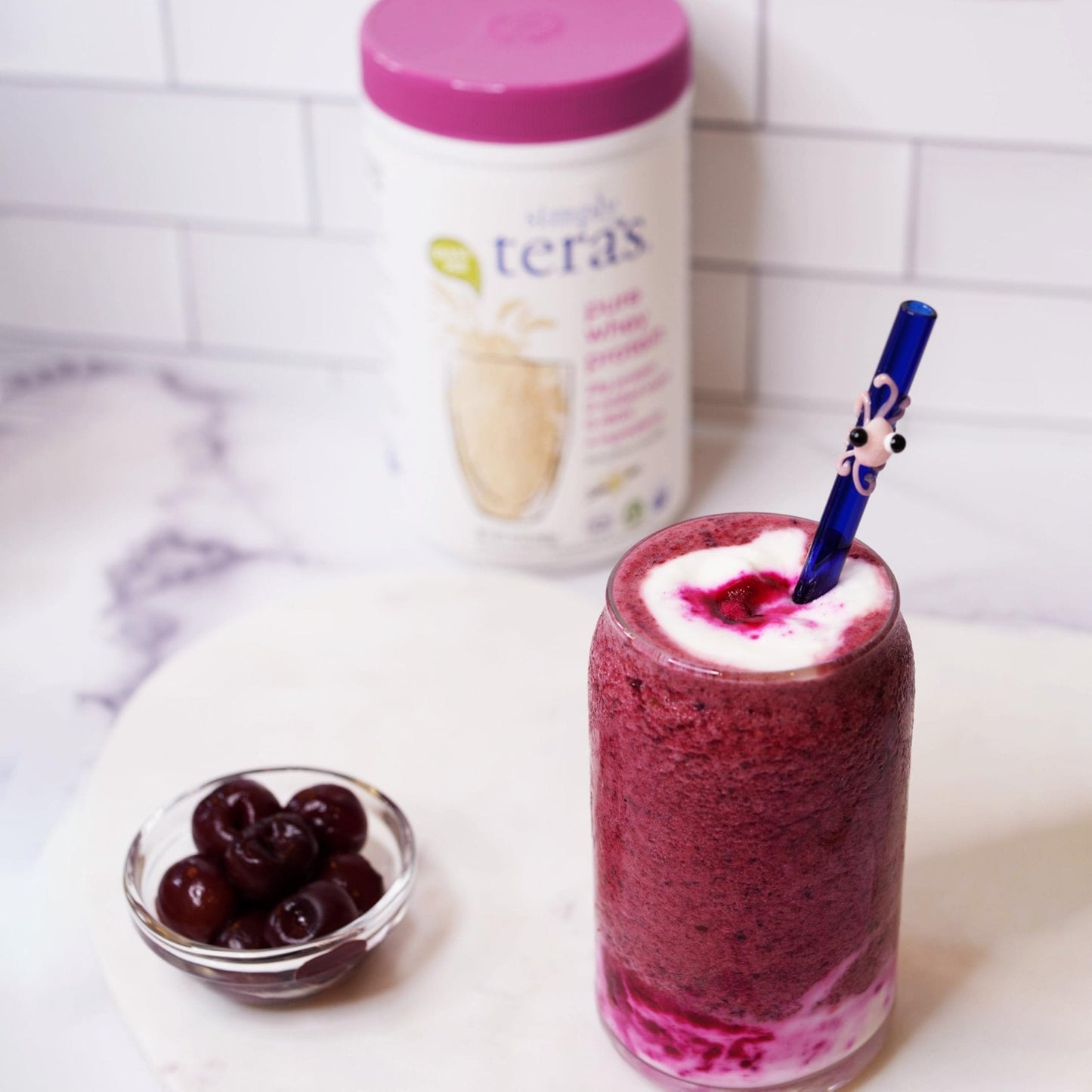 simply tera's Pure Whey Protein Powder - Grass Fed Vanilla Whey Protein Powder, Clean, Made Without Artificial Sweeteners, Non-GMO, Kosher, rBGH-Free, Soy-Free - 24 Oz - PrimeBioHealth - canada supplements