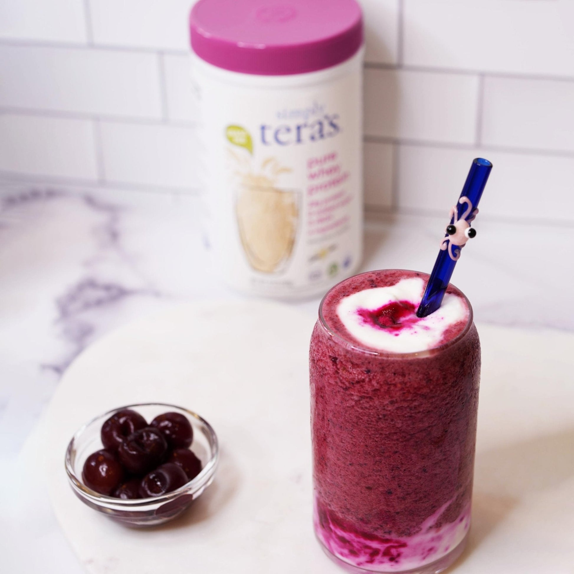 simply tera's Pure Whey Protein Powder - Grass Fed Vanilla Whey Protein Powder, Clean, Made Without Artificial Sweeteners, Non-GMO, Kosher, rBGH-Free, Soy-Free - 24 Oz - PrimeBioHealth - canada supplements