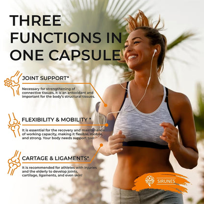 SIRUNES Fish Collagen Peptides Capsules – 100 Capsules | Fish Collagen Peptides | Supports Hair, Skin, Nails, Joints & Bones - PrimeBioHealth - canada supplements