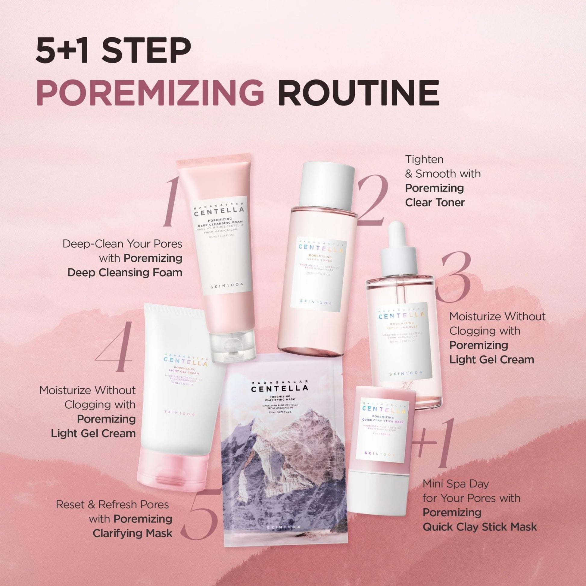SKIN1004 Poremizing Deep Cleansing Foam, 4.23 fl.oz, 125ml, Makeup Remover, Korean Face Cleanser with Himalayan Pink Salt - PrimeBioHealth - canada supplements