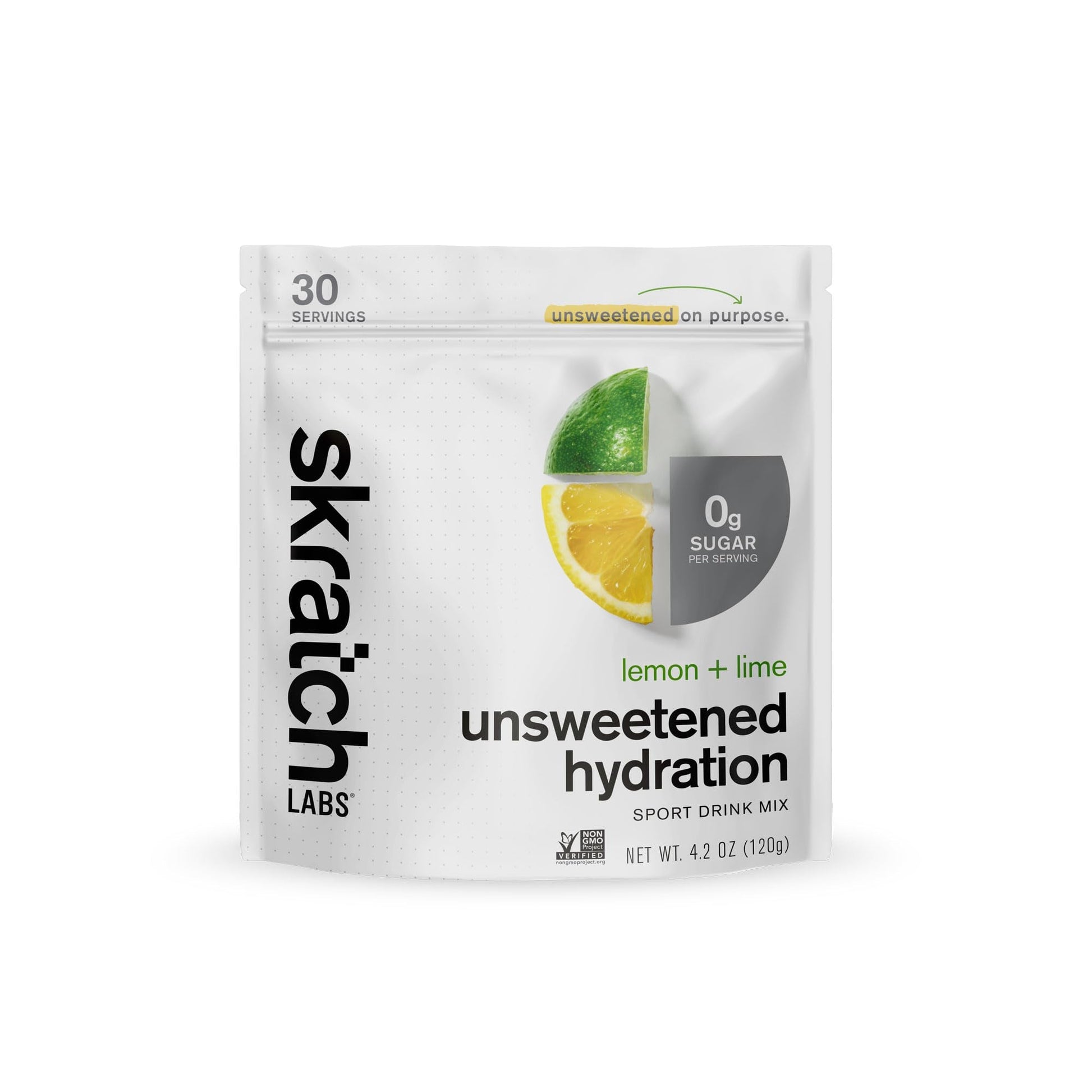 Skratch Labs Unsweetened Hydration Sport Drink Mix | Sugar Free | Electrolytes Booster | Lemon + Lime - 30 Servings | Non-GMO - PrimeBioHealth - canada supplements