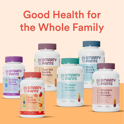 SmartyPants Kids Multivitamin Gummies: Omega 3 Fish Oil (EPA/DHA), Vitamin D3, C, Vitamin B12, B6, A, K & Zinc for Immune Support - PrimeBioHealth - canada supplements