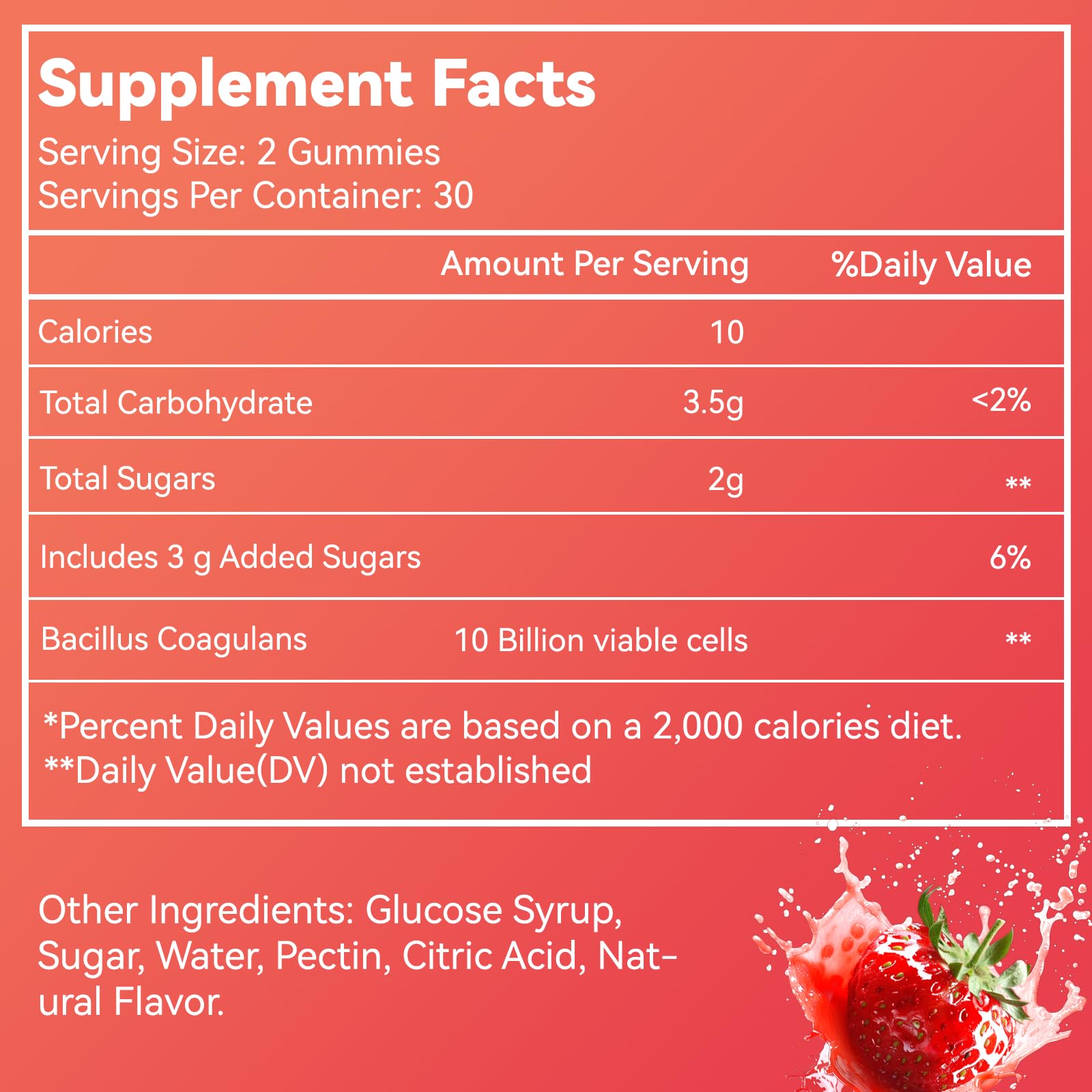 SmildeHeal Probiotic Gummies for Digestive Health - 10 Billion CFU Bacillus Coagulans - Vegan & Non-GMO - Immune & Digestive Support for Men & Women - PrimeBioHealth - canada supplements