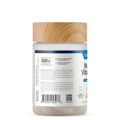 Snap Supplements Men's Multivitamins - Daily Vitamins & Minerals for Men - Vitamin D, B12, Zinc, Herbs & Vitamin C - PrimeBioHealth - canada supplements