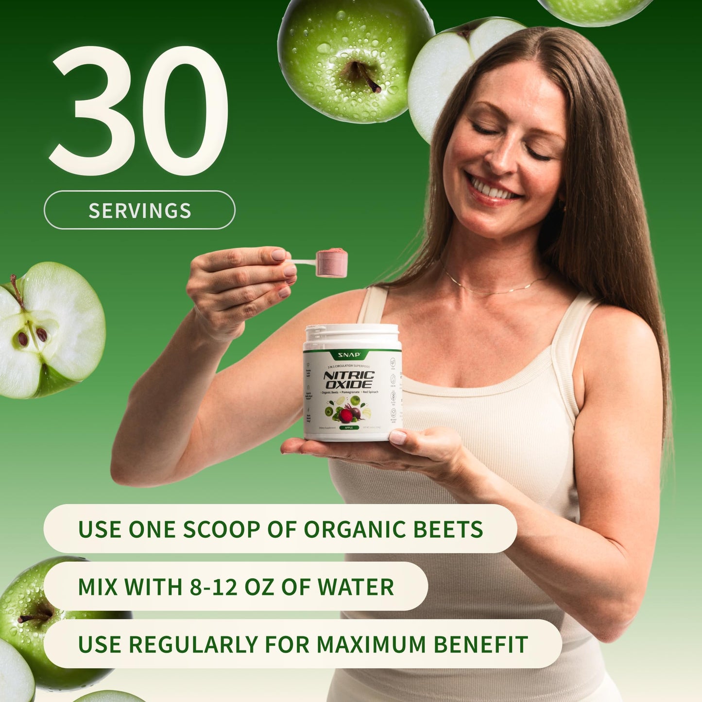 Snap Supplements Organic Beet Root Powder Nitric Oxide Supplement for Men & Women, Red Spinach & Pomegranate, Supports Healthy Energy & Blood Pressure Already - PrimeBioHealth - canada supplements
