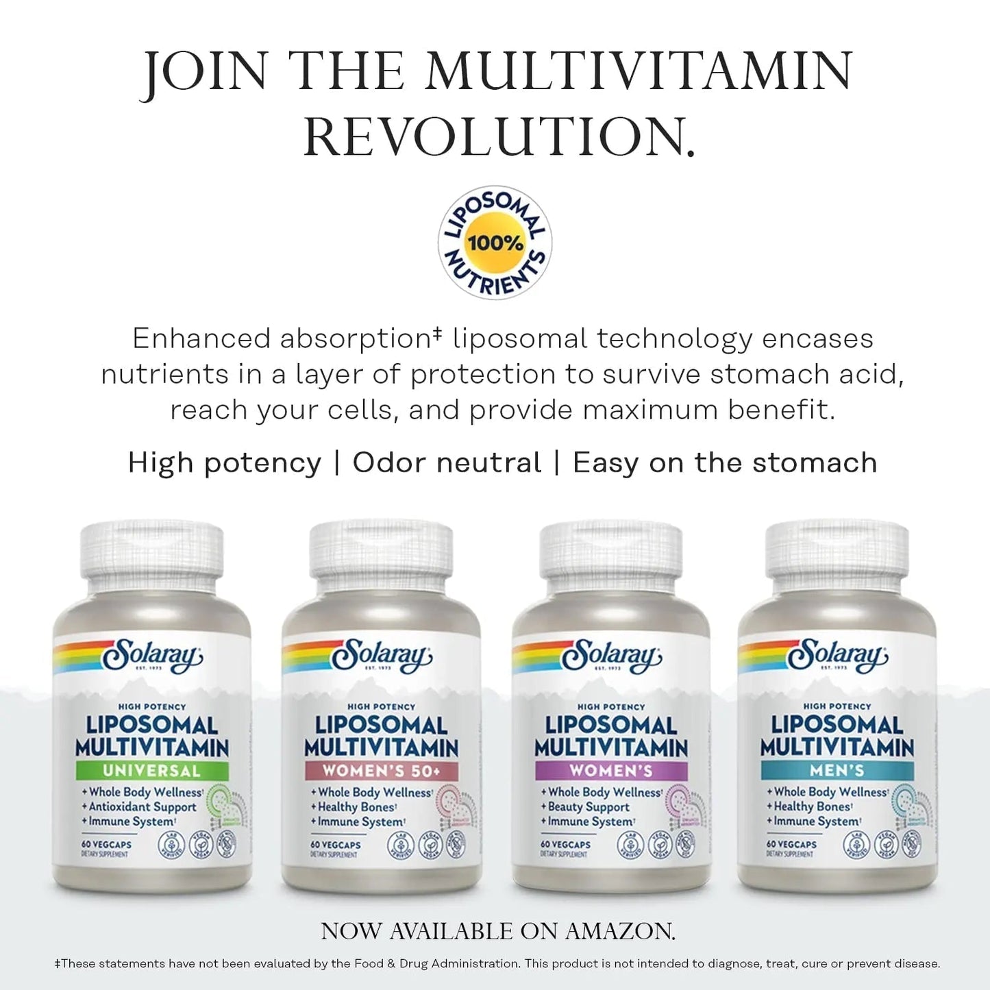 SOLARAY Once Daily High Energy Multivitamin, Iron Free, Immune System and Energy Support, Whole Food and Herb Base Ingredients - PrimeBioHealth - canada supplements