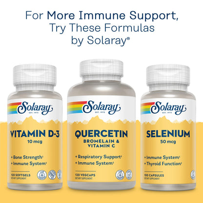 Solaray Zinc 50mg Immune Support Capsules, 100 Count, Vegan, Pumpkin Seed - PrimeBioHealth - canada supplements