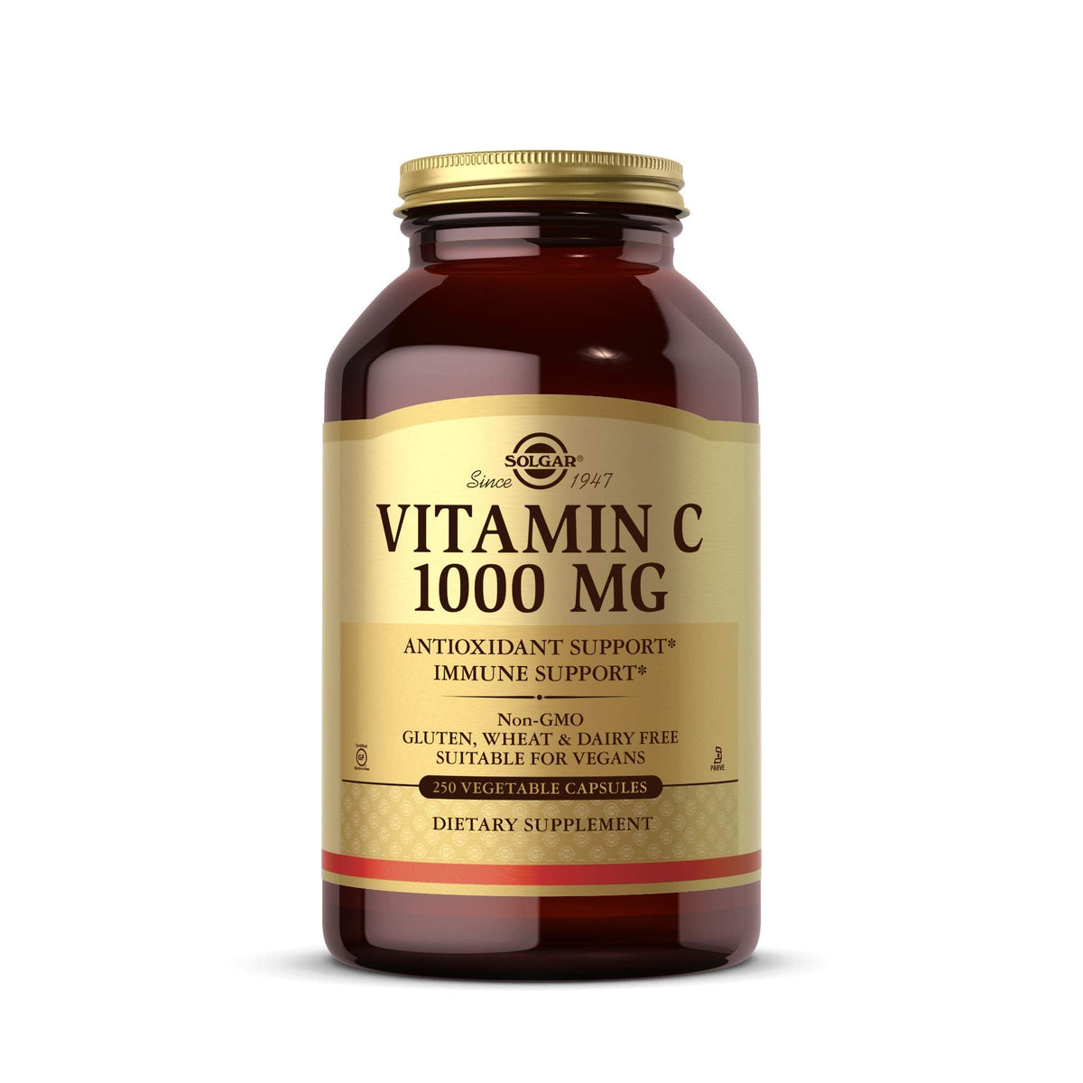 Solgar Vitamin C 1000 mg, 250 Vegetable Capsules - Antioxidant & Immune Support - Overall Health - Healthy Skin & Joints - Bioflavonoids Supplement - PrimeBioHealth - canada supplements