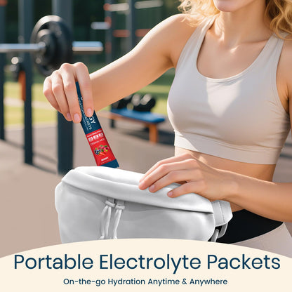 Sooergy Electrolytes Powder Packets Sugar Free Hydration Packets, 7 Flavors Liquid Daily IV Electrolyte Drink Mixes for Rehydration - PrimeBioHealth - canada supplements