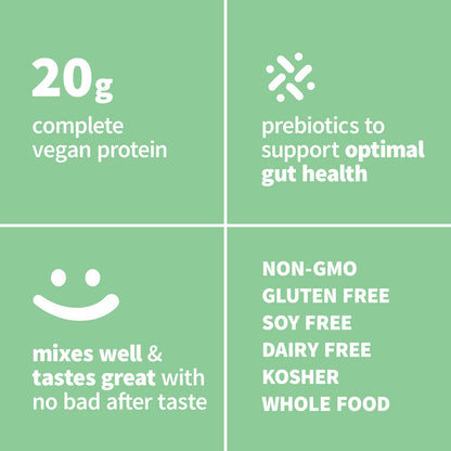 Sprout Living Epic Protein, Plant Based Protein & Superfoods Powder, Vanilla Lucuma Powder | 20 Grams Organic Protein Powder, Vegan, Non Dairy, Non-GMO, Gluten Free, Low Sugar (1 Pound, 12 Servings) - PrimeBioHealth - canada supplements