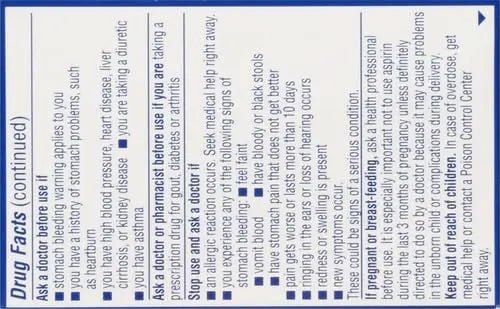 St. Joseph Aspirin Pain Reliever (NSAID) 81mg, Enteric Safety Coated, Adult Low Dose Regimen, 36 ct - PrimeBioHealth - canada supplements