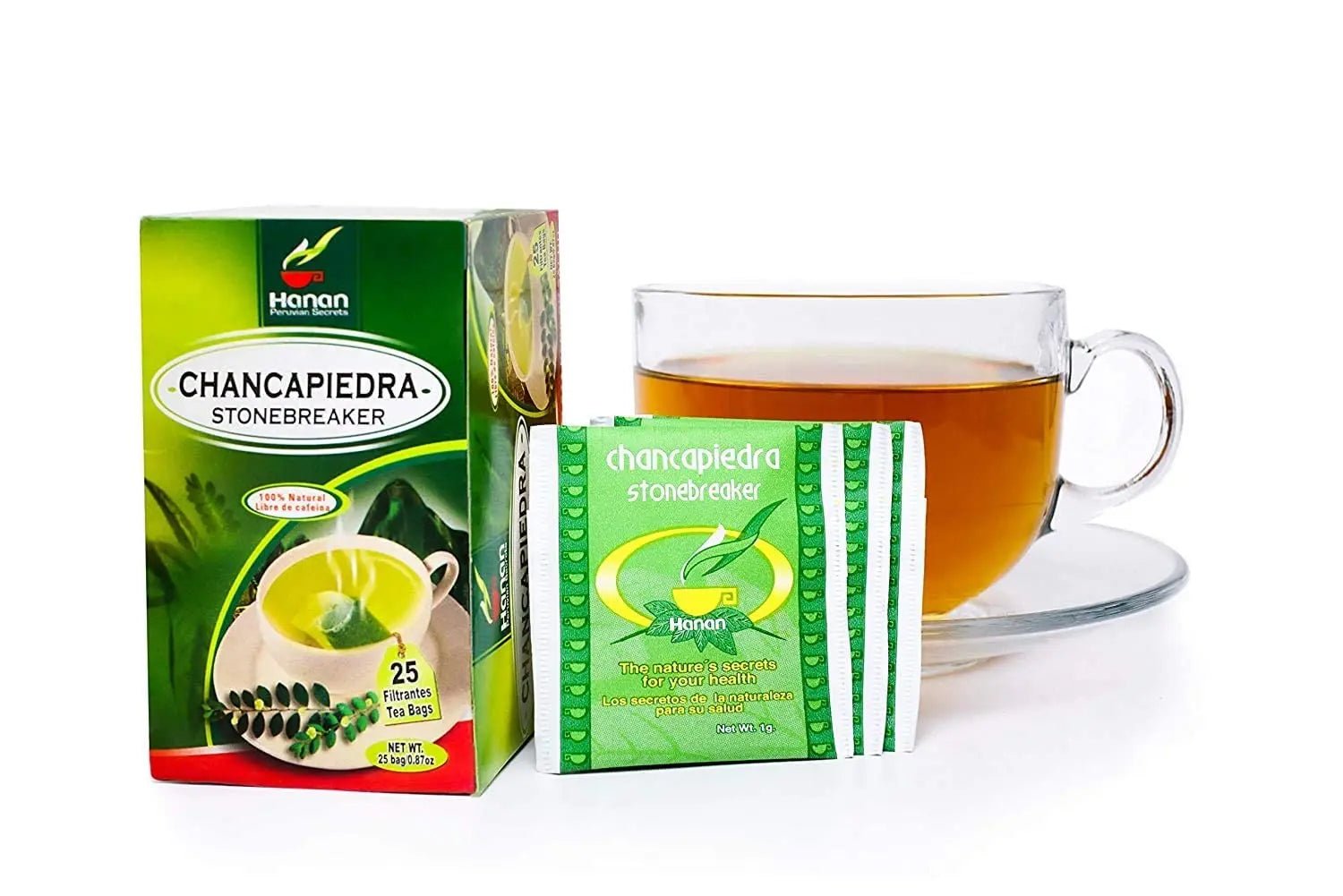 Stone Breaker Chanca Piedra Herbal Tea - 100% Naural from Peru ( 25 Tea Bags ) Natural Kidney Cleanse & Gallbladder Stones Support– Detoxify Urinary Tract, Flush Impurities, Clear Urinary System - PrimeBioHealth - canada supplements