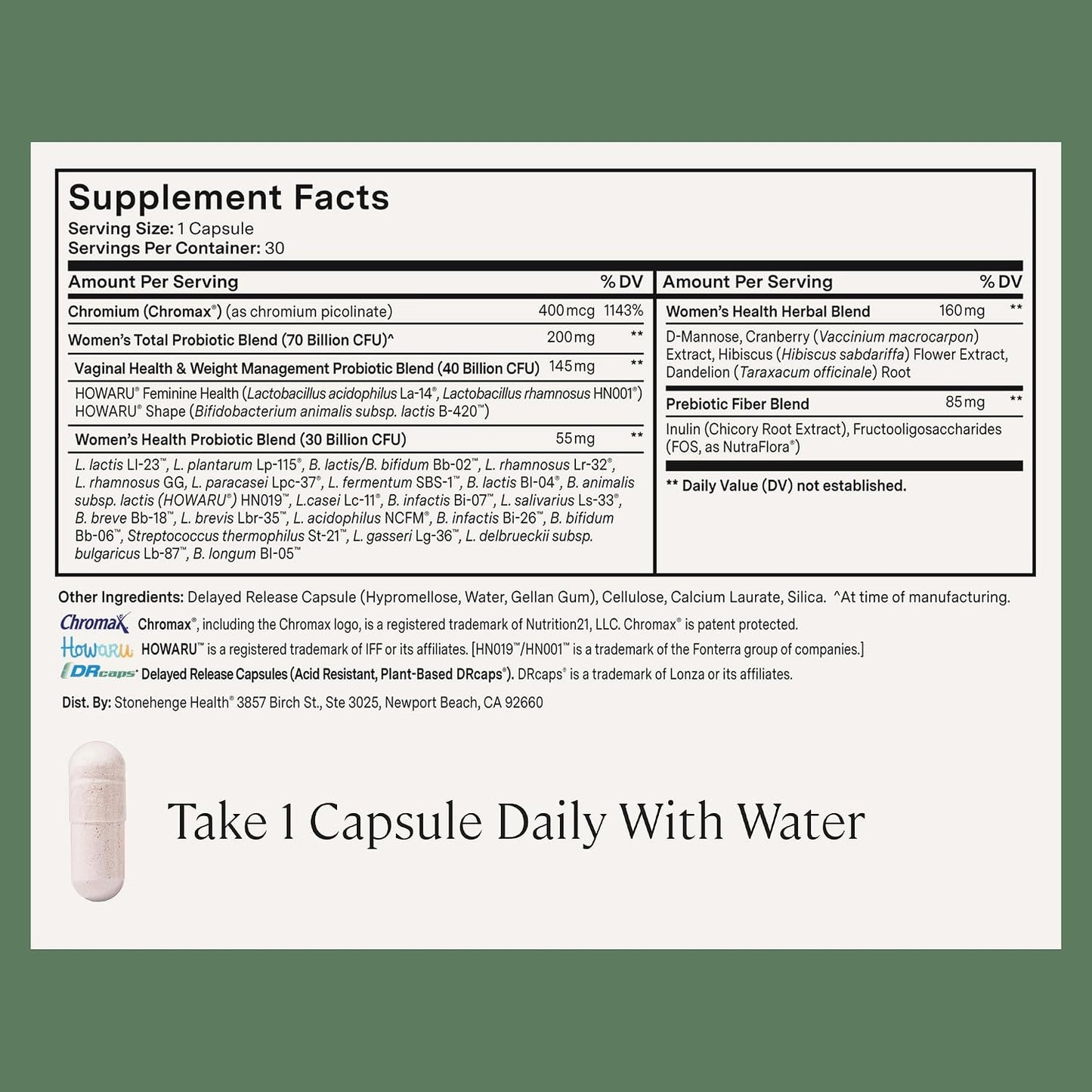 Stonehenge Health Dynamic Biotics+ for Women + Dynamic Biotics Probiotics Bundle Supplements to Support Digestive & Feminine Health - PrimeBioHealth - canada supplements
