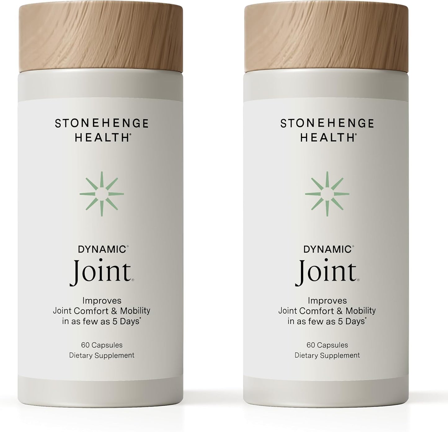 Stonehenge Health Dynamic Joint Health Supplement – Fast-Acting Support with AprèsFlex® Boswellia, MSM, Multi-Type Collagen, Turmeric, Bromelain, Vitamins C & D3 60 Count (Pack of 2) - PrimeBioHealth - canada supplements