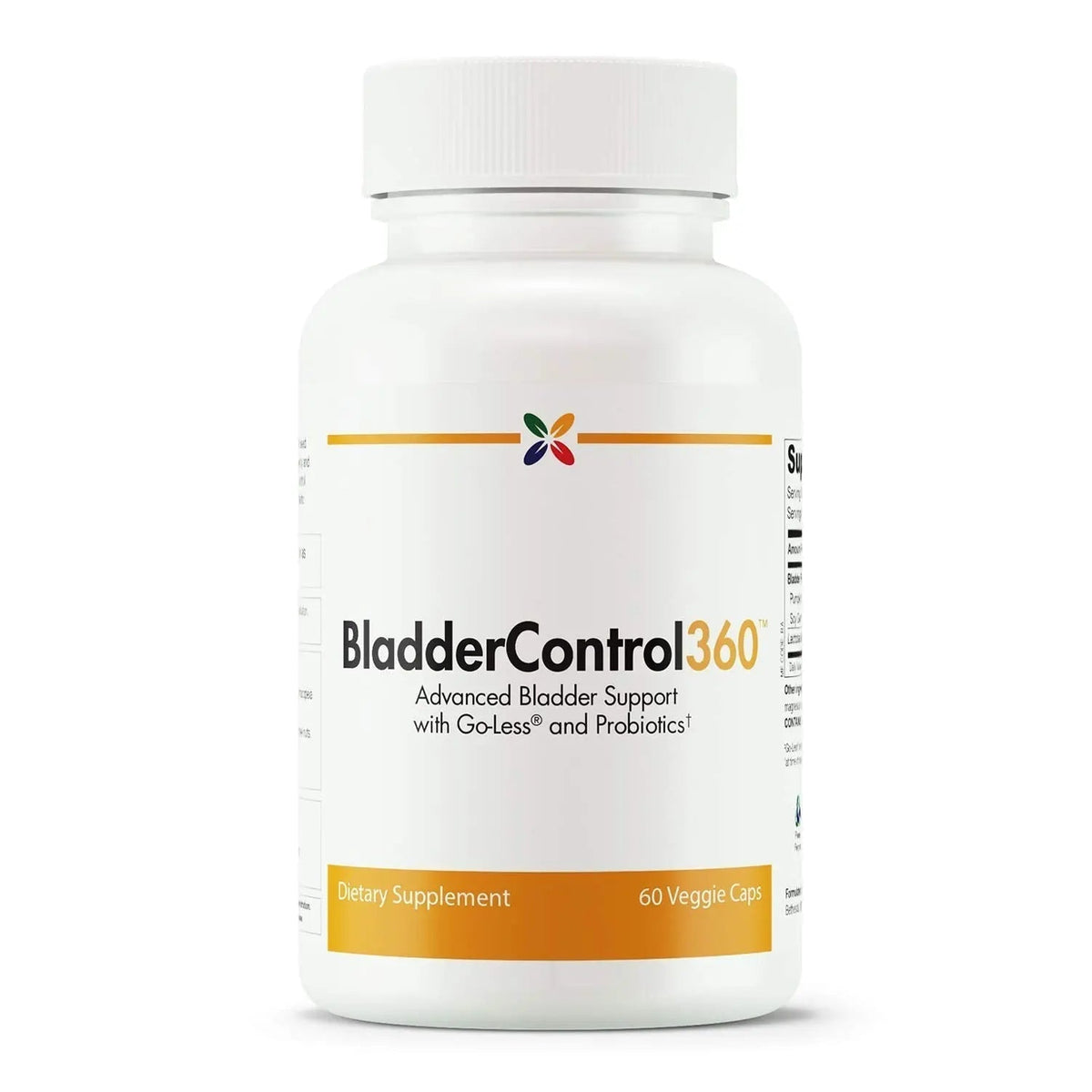Stop Aging Now - BladderControl360 Formula - Bladder Control Support - Go-Less & Probiotics - Urinary Health Probiotic Supplement - Lactobacillus Rhamnosus, Pumpkin Seed & Soy Germ Extracts - 60 Vcaps - PrimeBioHealth - canada supplements