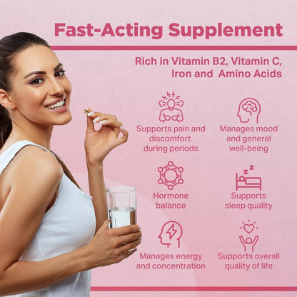 Strength & Spices Hormone Balance 100% Natural Estrogen Supplement – 12 Ingredients w Dong Quai - 60 Vegan UK Made 1000mg Capsules – Fertility and Menstrual Comfort - PrimeBioHealth - canada supplements
