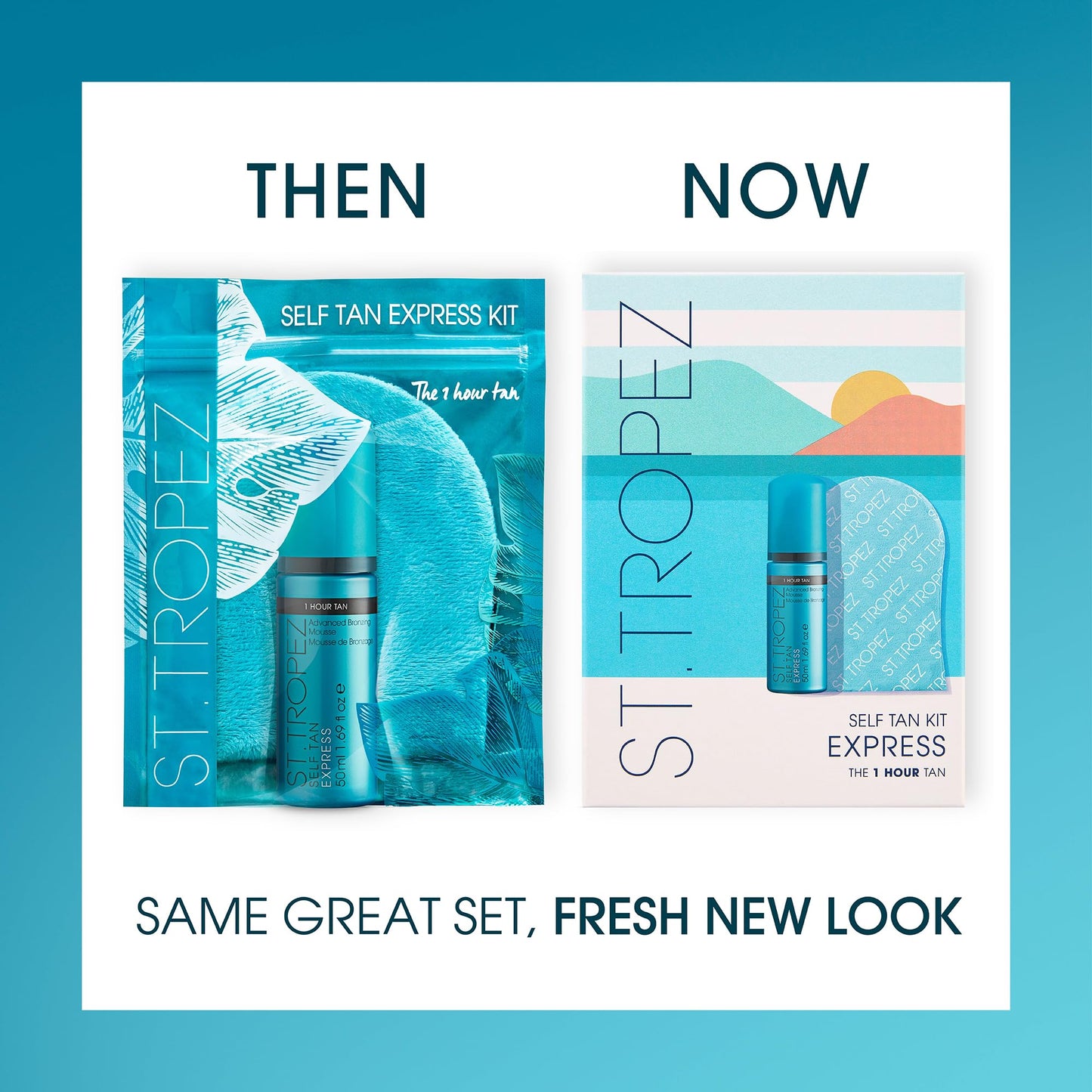 St.Tropez Self Tan Express Mini Kit: Travel-Sized Light/Medium/Dark 1-3 Hour Express Mousse and Tanning Applicator Mitt - PrimeBioHealth - canada supplements