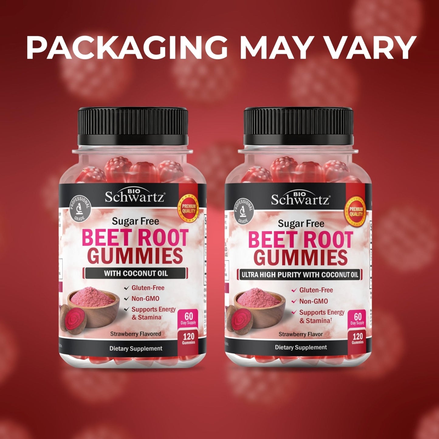 Sugar Free Beet Root Gummies - Nitric Oxide Gummies Infused with Coconut Oil for Highest Absorption - Supports Energy & Whole Body Health - PrimeBioHealth - canada supplements