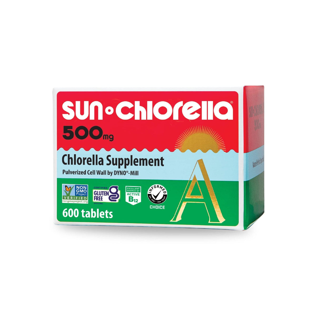 Sun Chlorella 500mg Whole Body Wellness Green Algae Superfood Supplement - Immune Defense, Gut Health, Natural Purification, Energy Boost - PrimeBioHealth - canada supplements