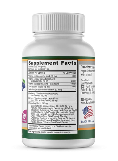 SunVita Health - Bladder Balance® - Bladder Control for Women • Bladder Issues Such as Urinary Frequency, Urgency and Urinary Tract Issues! - PrimeBioHealth - canada supplements