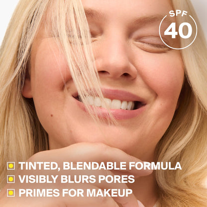 Supergoop! Mineral Mattescreen (SPF 40) - 45 mL - Mineral, Oil-Free Broad Spectrum Sunscreen - Smooths Skin’s Appearance - PrimeBioHealth - canada supplements