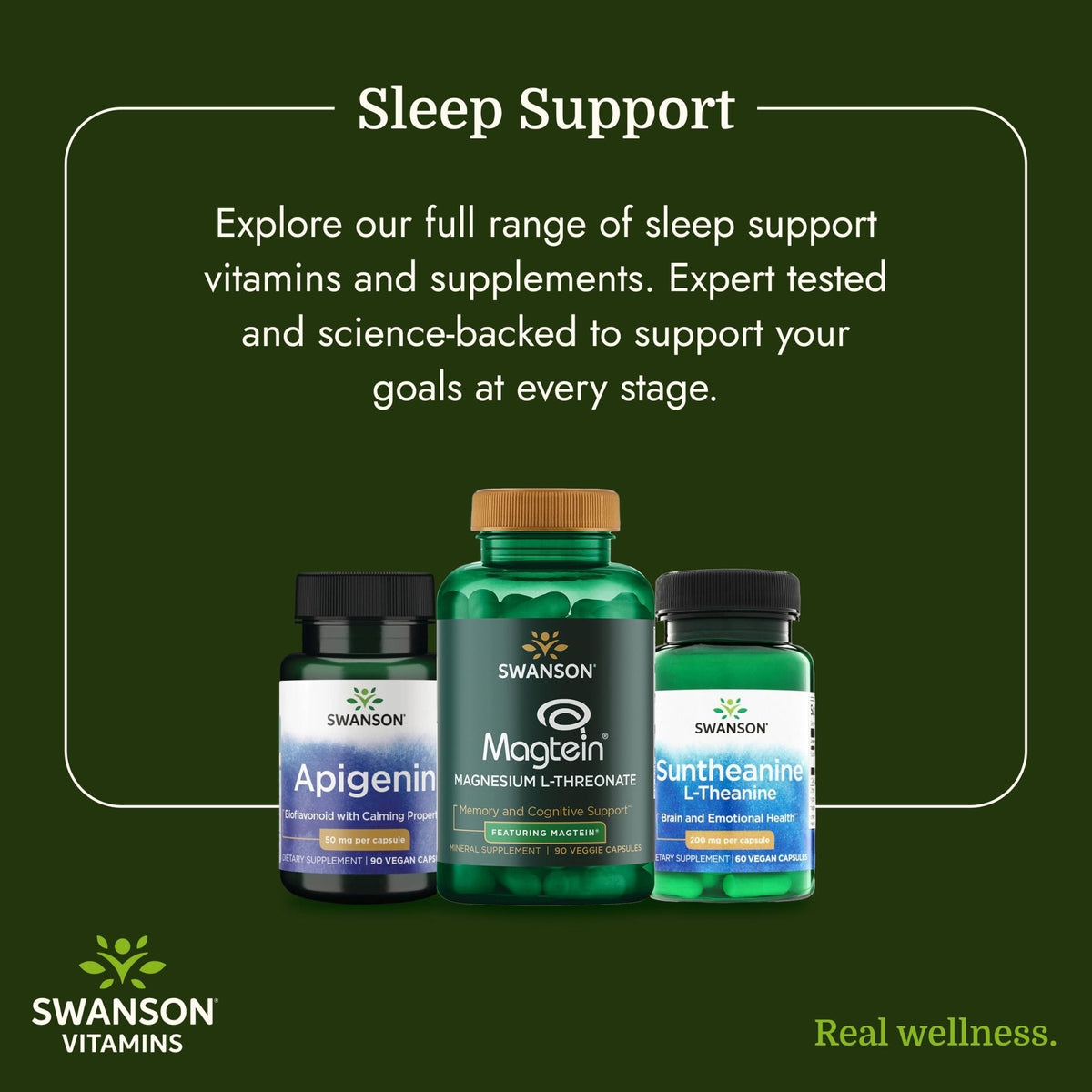 Swanson Apigenin – Sleep and Relaxation Supplement – Natural Support – 90 Caps, 50 mg (Packaging may Vary) - PrimeBioHealth - canada supplements